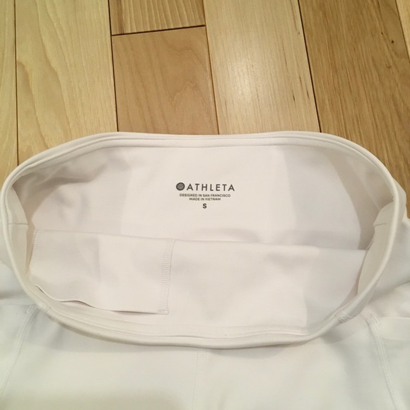 Athleta Fearless Mudra Capri Tight Leggings White - Picture 7 of 10